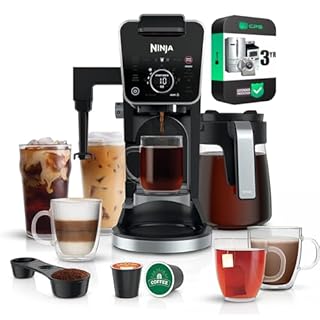 Ninja CFP301 DualBrew Pro Specialty 12-Cup Drip Coffee Maker (Renewed) Bundle with 3 YR CPS Enhanced Protection Pack