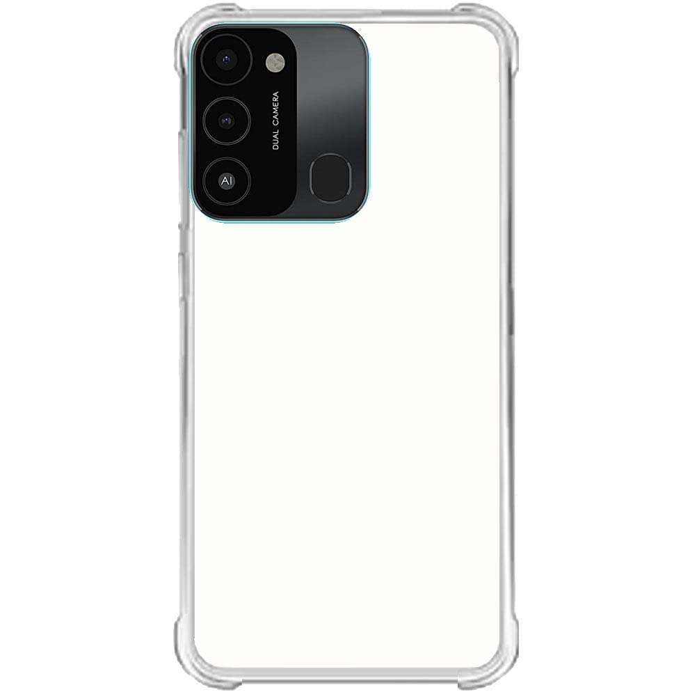Image of COVERBLACK Silicone Case Back Cover for Tecno Spark 8C - Transparent