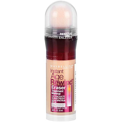 Maybelline Instant Age Rewind Eraser Treatment Makeup With Spf 18, Anti Aging Concealer Infused With Goji Berry And Collagen, Creamy Ivory, 1 Count #TOP1