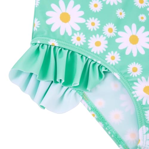 Image of Girls Swimsuit One-piece Bikini Set Two Sets Matching Bathing Suits 2-6T Adjustable Strap Summer Beach