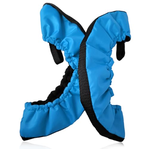 GRKB Kufenschoner Schlittschuhe,Schlittschuh Schoner,Eishockey Elastische Kufenstrümpfe,Skate Blade Cover,Schlittschuhschoner für Damen Herren Kinder Schlittschuhe & Eislaufschuhe(Blau)