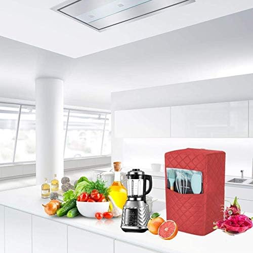 Quilted Blender Cover, Polyester Cotton Blender Appliance Cover, Kitchen & Dining Small Appliance Dust and Fingerprint Protection TFC437