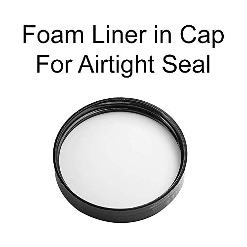 2oz Amber Jars with Lid, 12 Pack, Round PET Plastic Jar Container with Blank Labels (BPA Free) ……3