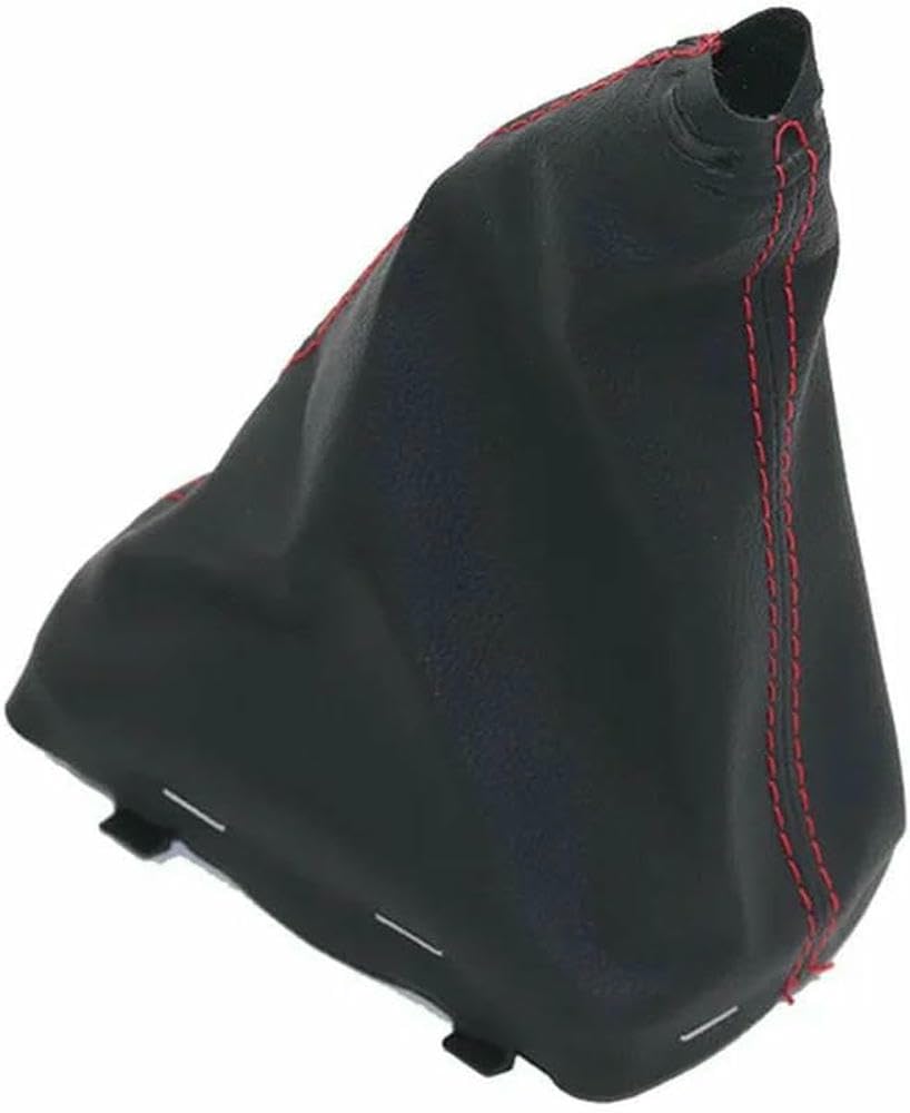 GZNBB Car Manual Gear Shift Knob Boot Cover Gaiter Lever Shifter Handle Stick, for Audi A3 S3 8L 2001 2002 2003