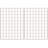 KLEINE HELFER FÜR ALL IHRE IDEEN: Verschiedene Accessoires machen die Gitterplatten zu einem echten Hingucker - 4 S-Haken für Schlüssel oder Mini-Spielzeug, 15 Klammern für Rechnungen, Notizen und Postkarten von Ihren Reisen und 1 Hanfschnur für das Aufhängen von Fotos, die Sie an gute alte Zeiten erinnern