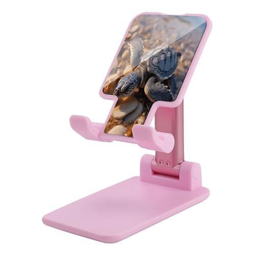 Support téléphone de bureau réglable pour soulager la nuque motif tortue
