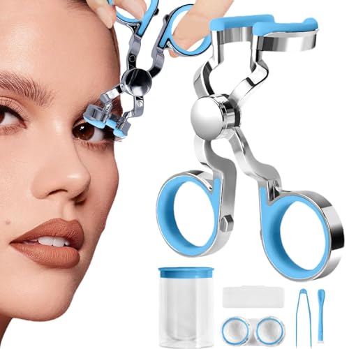 Lenses Wearing Aids - Eyelid Wearing Tool Stretcher | Lens Eyelid Stretcher | Eyelid Opener Lens Removal Tool | Lens Wearers | Portable Lens Case Tweezers Stick Set