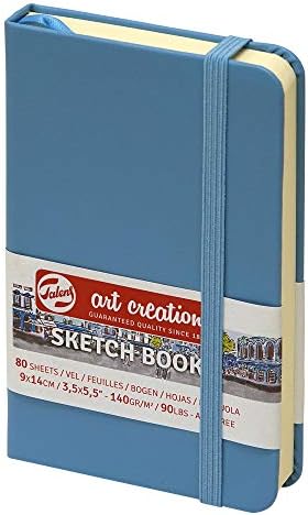 Talens Art Creation Sketchbook 80 Sheets, 9 cm x 14 cm, Lake Blue