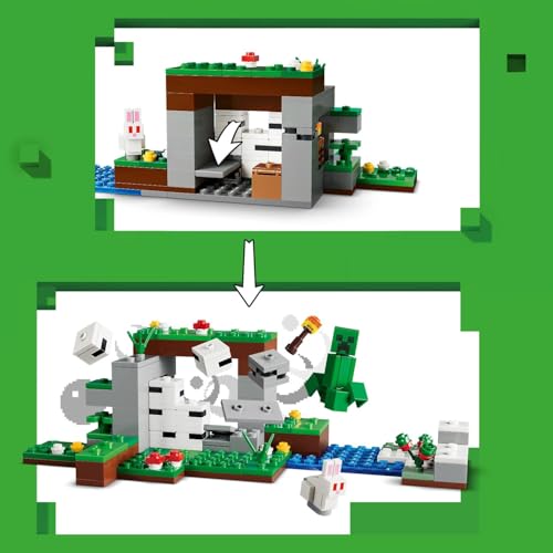 Image of LEGO Minecraft First Night Adventure Building Toy - Pretend Play Set - Gaming Merchandise - 21593