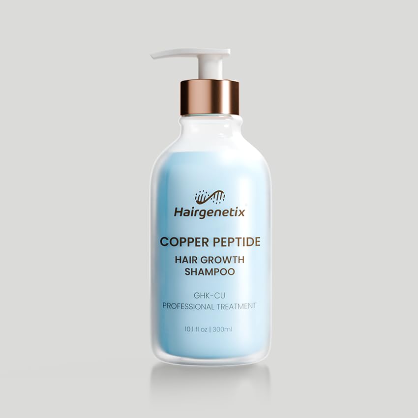 Szampon na Porost Wlosow z Peptydami Miedzi GHK-Cu - Codzienny Aktywator Skory Glowy - Przeciw Wypadaniu - Wszystkie Typy - 300ml