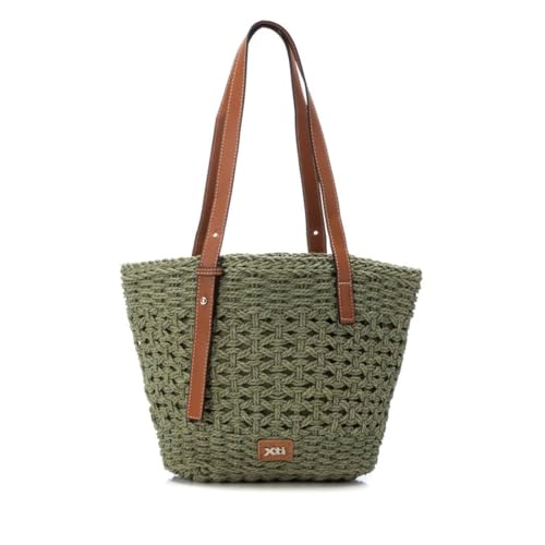 XTI - Bolso de Hombro Mujer Kaki - Diseño moderno...