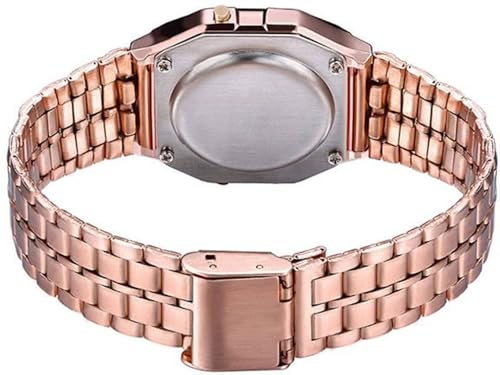 Image of Acnos Brand Digital 4 Colours Vintage Square Dial Unisex WR70ist Watch for Men Women Pack of 1 (WR70)