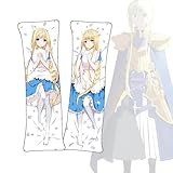 Anime Funda Almohada Sword Art Online Alice Zuberg Funda de Almohada Corporal de Doble Cara Dakimakura de Anime