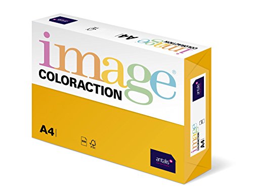 Antalis Coloraction 838A 120S 5 papier couleur A4 120g jaune