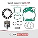 JAVIK Top End Rubuild Kit with 66.4mm Piston Ring Gasket O-Ring for Honda CR250R 1997-2001 O.E.M# 13101-KZ3-B10