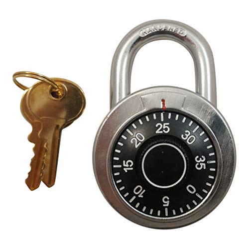 Combination Locks with Single Override Control Key Ideal for Lockers - Set of 10 Candados de Combinacion [946-10] by MI MADOL IMPORTS, LLC MADOL - Image 2