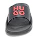 HUGO Stacked Logo Slide Sandal, black jade, 8