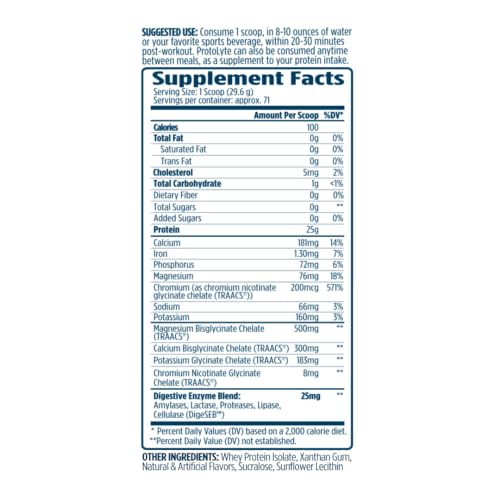 Image of VMI Sports ProtoLyte Whey Isolate Protein Powder, Vanilla Cake Batter, 4.6 lbs