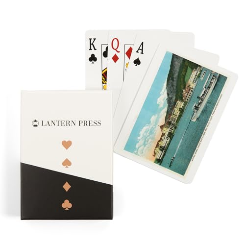 Mazo de cartas Póker Maine Moosehead Lake 52 cartas