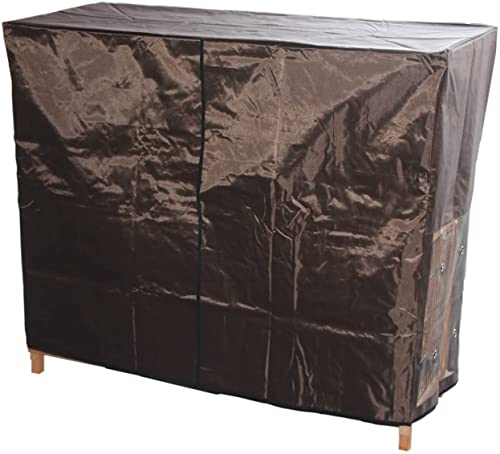 BUNNY BUSINESS Rabbit Hutch Covers over 20 Types Rabbit Hutches Rabbit Run Cover (BB-41-DDL), Brown, 104 cm L x 50 cm W x 104 cm H - Image 2