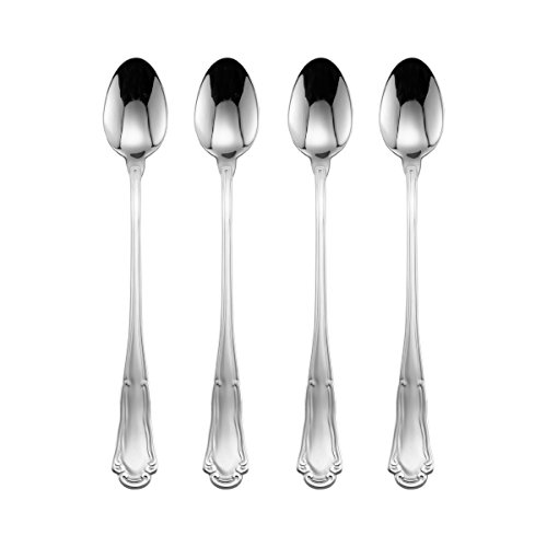 Wallace Hotel 18/10 Stainless Steel Iced Beverage Spoon, Set of 4 - Thumbnail 3