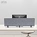 ReFocus Raw Clamp-On Acoustic Desk Divider Mounted Privacy Panel Set – Reduce Noise & Visual Distractions for Office, Study (Castle Gray, 2× Panels (60