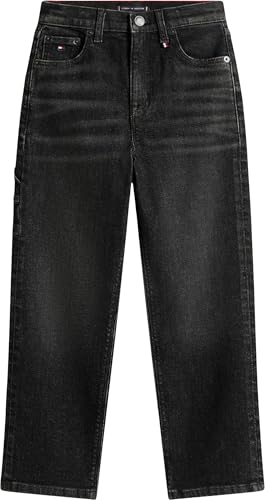 Jean worker Tommy Hilfiger garçon 9 mois denim noir décontracté