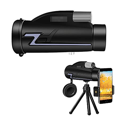 Prisme BAK4 télescope monoculaire 12x50 haute clarté avec trépied stable