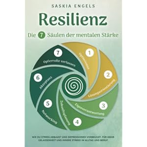 Resilienz – Die 7 Säulen zur mentalen Stärke: Wie du Stress abbaust und Depressionen vorbeugst. Für mehr Gelassenheit…