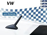 vw bora lenkrad Länge: ca. 85 mm AM/FM Auto-Kurzstab-Tuning-Sport-Ersatz-Dach-Antenne für VW GOLF+POLO+PASSAT+BORA