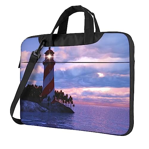Sac pour ordinateur portable VACSAX marine avec motif de phare
