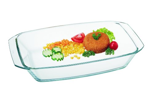 Simax 7526 Fuente Rectangular 4,8 L, 4.8 Litros, Vidrio