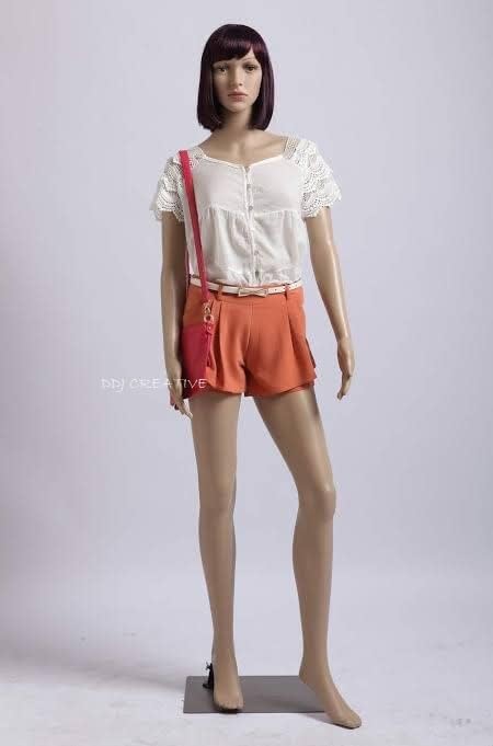DDJ Creative Plastic Adjustable Detachable Portable Realistic Full Body Adult Female Dummy Mannequin Model Display - Metal Base 69" (Standing Position) with Hair Wig (pack of 1) (B0C7C3F376) Amazon Price History, Amazon Price Tracker