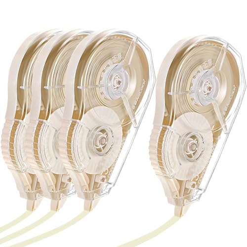 Zonon 4 Pieces Correction Tape, 100 Feet Long Cream Color Corrective Tape by Zonon - Used condition - US$11.09