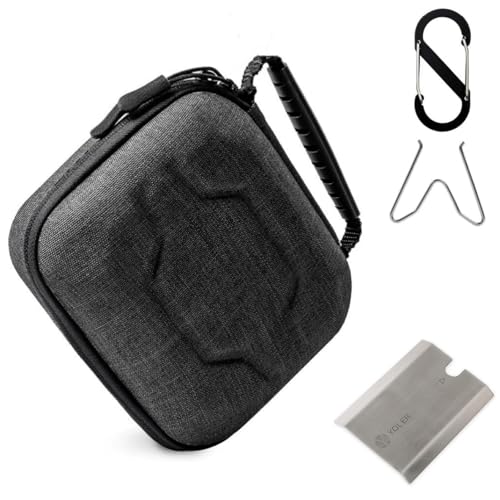 レギュレーターストーブ専用収納ケース ST-310 ST-330収納 耐熱シリコンチューブ ST-330 & ST-340 & ST-310用 小物収納 軽量 コンパクト 携帯便利 ジャストサイズ 小物入れ キャンプ用品 (ブラックセット B)