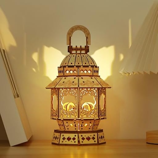 Cuteefun Puzzle 3D de Linterna, Kit de Construcción de Madera para Adultos, Artesanía única, Ideal para Cumpleaños, Navidad, Día del Padre (Hand Lantern) | Ya disponible en tu tienda friki favorita! En mundofriki.es! Cuteefun Puzzle 3D de Linterna, Kit de Construcción de Madera para Adultos, Artesanía única, Ideal para Cumpleaños, Navidad, Día del Padre (Hand Lantern) | Ya disponible en tu tienda friki favorita! En mundofriki.es!