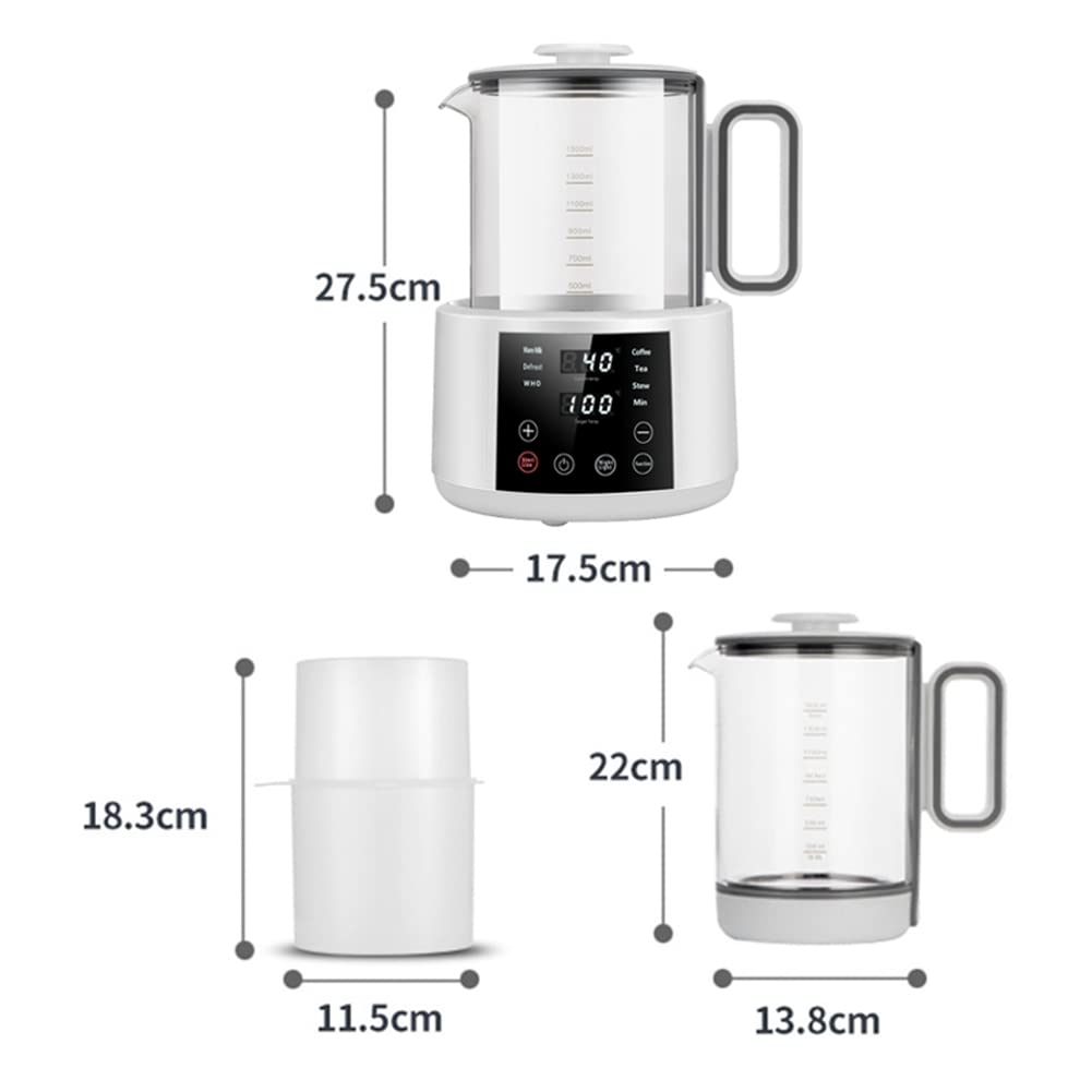 Carriere Scaldabiberon Scaldabiberon Intelligente 6In1 Riscaldatore Veloce per Alimenti per Bambini per Latte Materno/Formula/Latte/Tè/Caffè Euplug