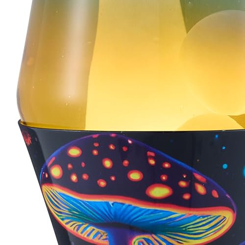 Image of Lava The Original Lamp - 14.5 inch Trippy Shrooms - Classic Liquid Motion Lamp - Tri-Colored Globe and Black Base - Item #2361 (Amazon Exclusive)