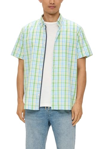 s.Oliver Kurzarmhemd mit Brusttasche und Logo-Detail