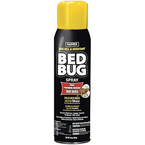 Harris Toughest Bed Bug Killer, 16oz Aerosol Spray Cover