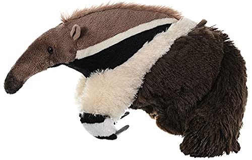 Wild Republic 11105 11652 Plüsch Ameisenbär, Cuddlekins Kuscheltier, Plüschtier, 30 cm, Multi, 12'