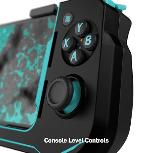 Turtle Beach Atom Mobile Game Controller with Bluetooth for Cloud Gaming on Android Mobile Devices with Compact Shape, Console Style Controls & Low Latency Bluetooth - Black/Teal by Turtle Beach - Used condition - Image 8