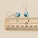Bottled Up Designs Handmade Filigree Teardrop Earrings, Recycled Vintage Mason Jar, Sterling Silver, Eco Friendly, Made in USA, Mothers Day, Women, Anniversary (Mason Jar Aqua)