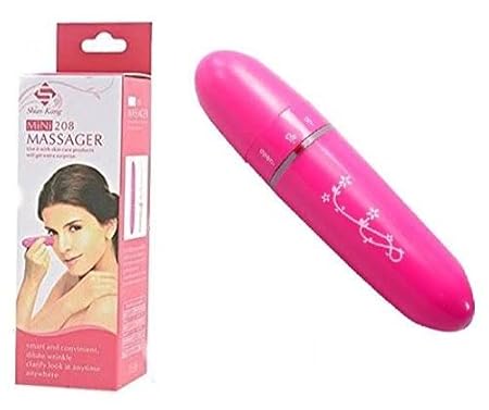 R A Products Mini Handy Massager For Eyes And Face (White And Pink)