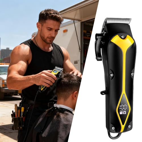 Tondeuse à cheveux sans fil pour rasoir électrique de finition homme
