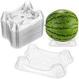 Irenare 200 Pcs Melon Cradle Plastic Melon Cradles Watermelon Holder for Garden Watermelon Support Stand Plant Garden Support Protector for Pumpkin, Squash and Fruits, Holds up to 20 lbs