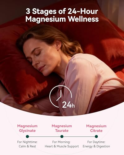 Image of Magnesium Glycinate Plus Gummies 860mg, Sugar-Free, Non-GMO, Gluten-Free, Magnesium Gummies for Adults & Kids, Sleep, Relaxation & Focus, Magnesium Supplement for Women, Mixed Berry Flavor, 60 Count