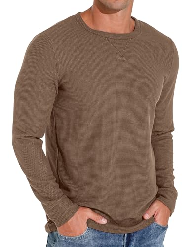 Sailwind Mens Waffle T-Shirt Long Sleeve...