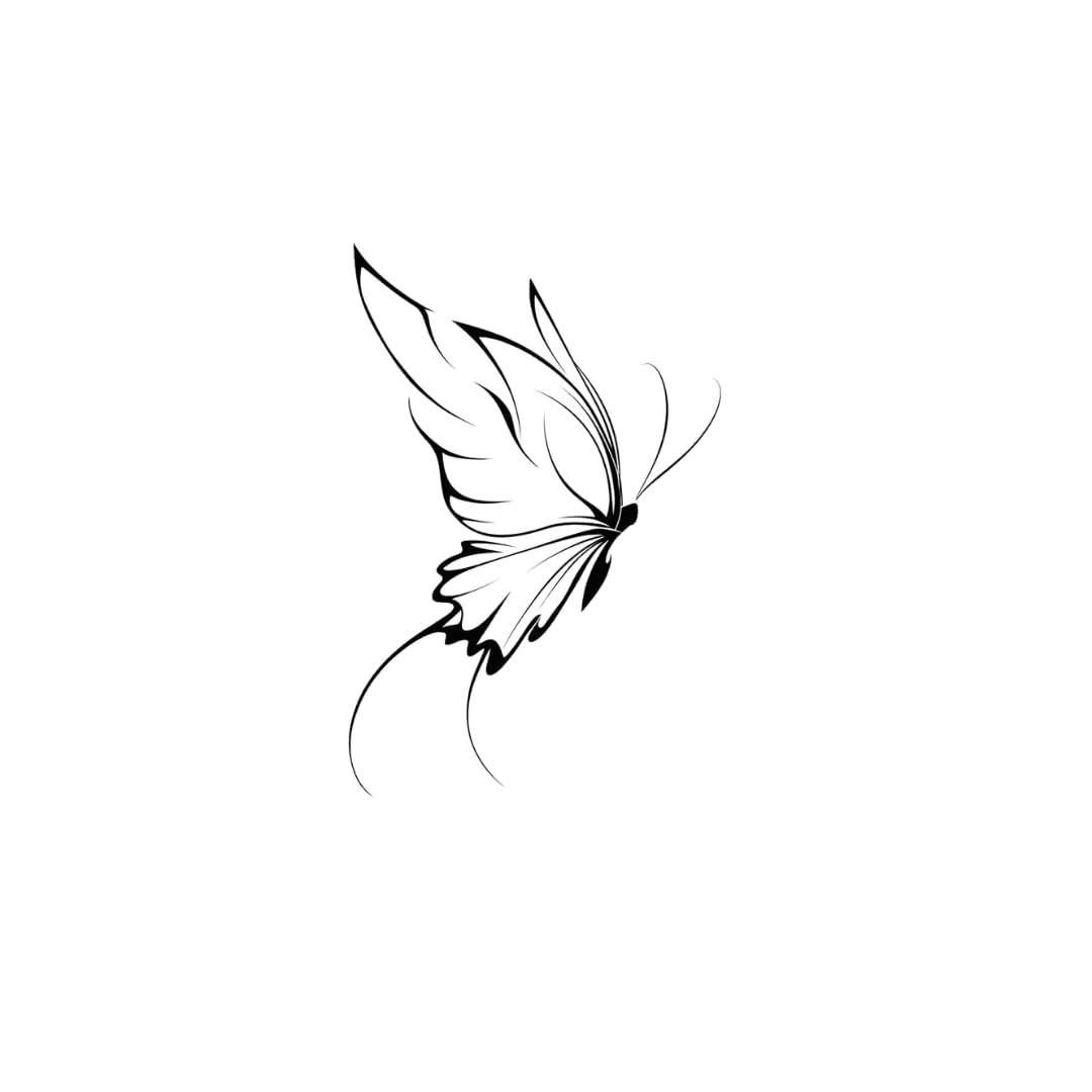 Semi-Permanent Tattoo, Minimalist Butterfly Design – Dainty & Aesthetic Temporary Ink for Transformation & Freedom, Waterproof, Sweatproof, Skin-Safe-image-14