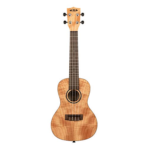 Kala KA-CEM Acajou exotique (+ housse) – Ukulele Concert - Les Beatles, Paul McCartney, John Lennon, RIngo Starr, George Harrison Kala KA-CEM Acajou exotique (+ housse) - Ukulele Concert